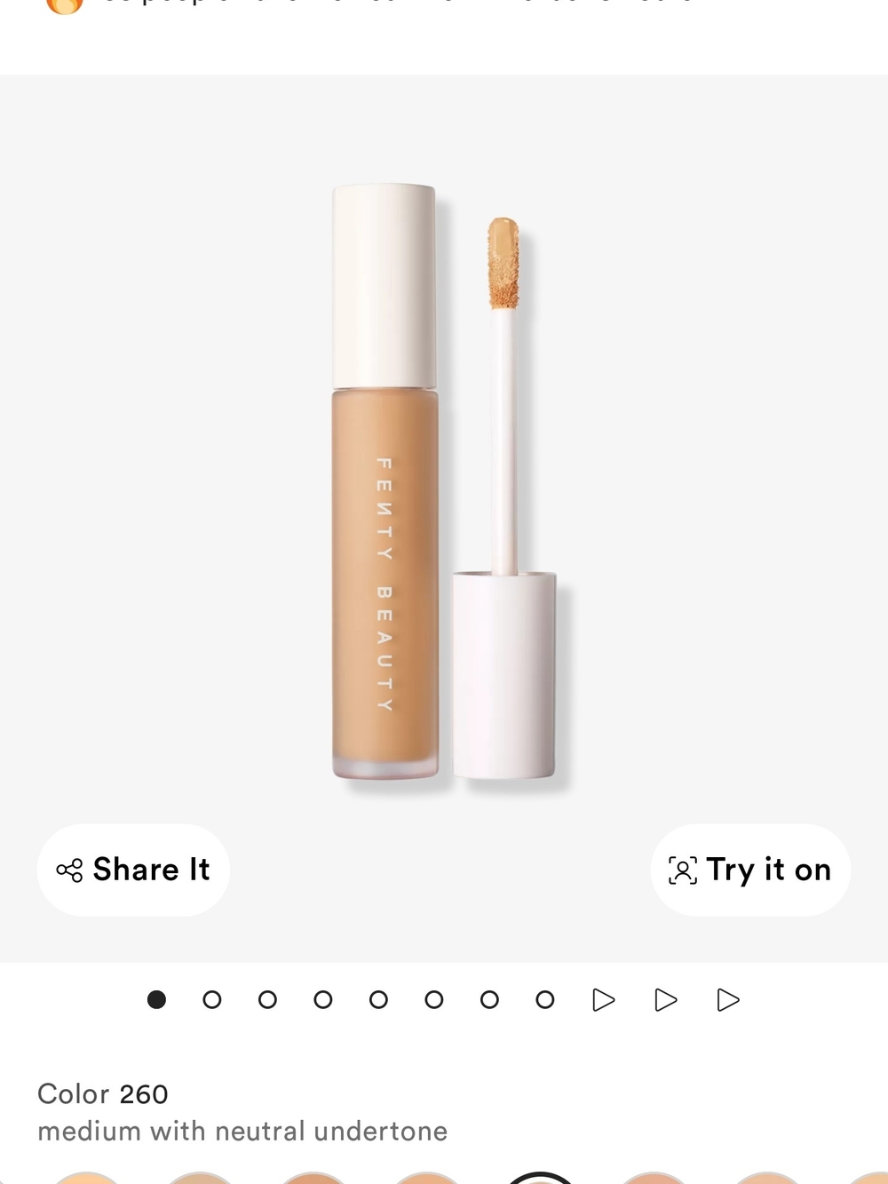 Fenty Beauty Concealer - Medium Beige (260)